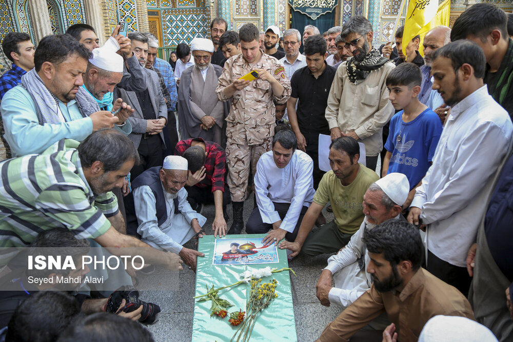 تشییع پیکر مطهر شهید مدافع حرم محمد صابر امیری