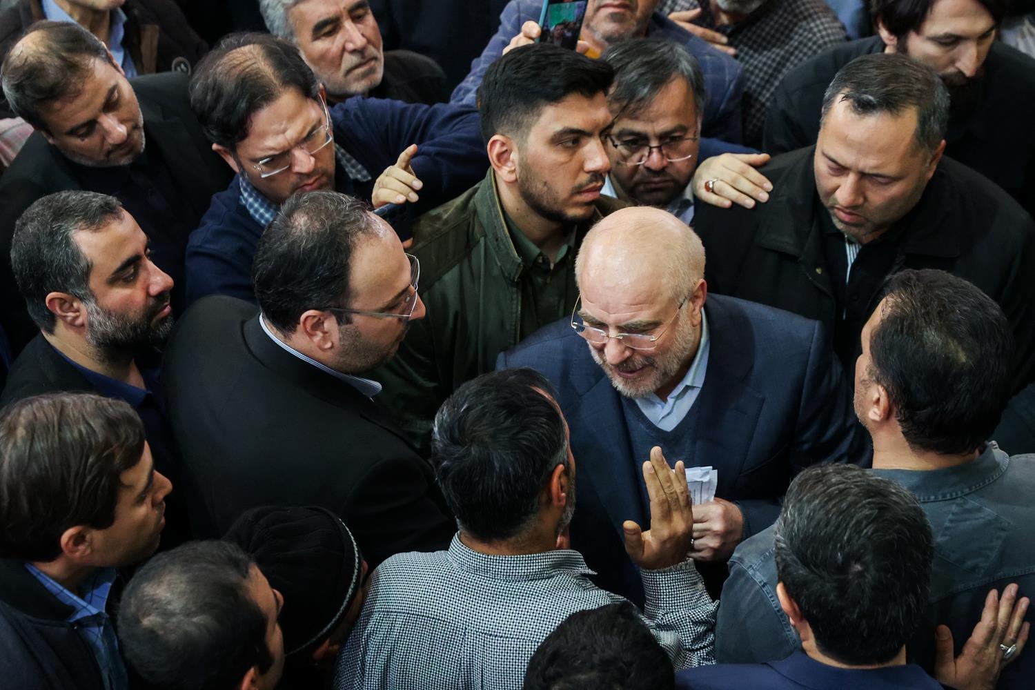 حضور قالیباف در نماز جمعه اسلامشهر 