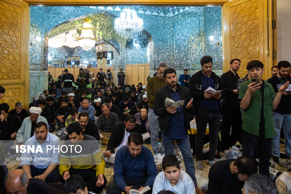  شب نوزدهم ماه رمضان در حرم حضرت فاطمه معصومه(س)