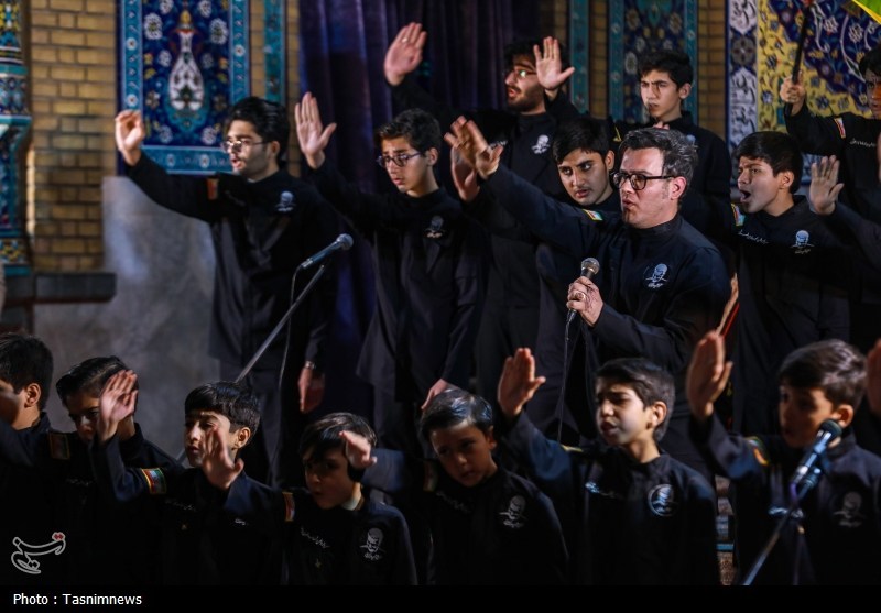گرامیداشت چهلمین روز شهدای اقتدار در مسجد جمکران