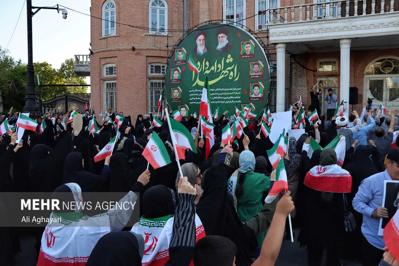 تجمع مردمی حمایت از عملیات «بشارت فتح» در ارومیه