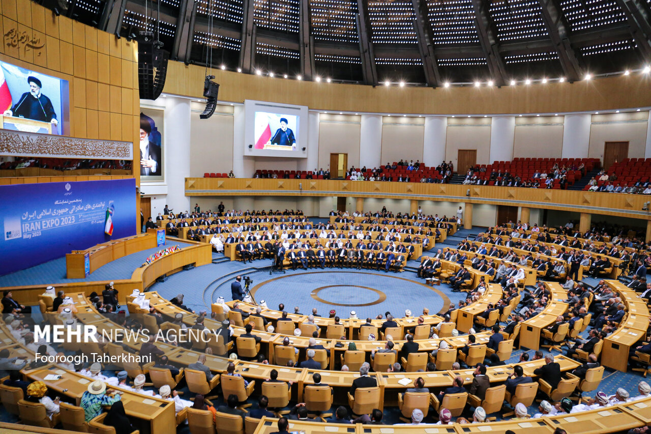 حضور رئیسی در آیین گشایش نمایشگاه ایران اکسپو