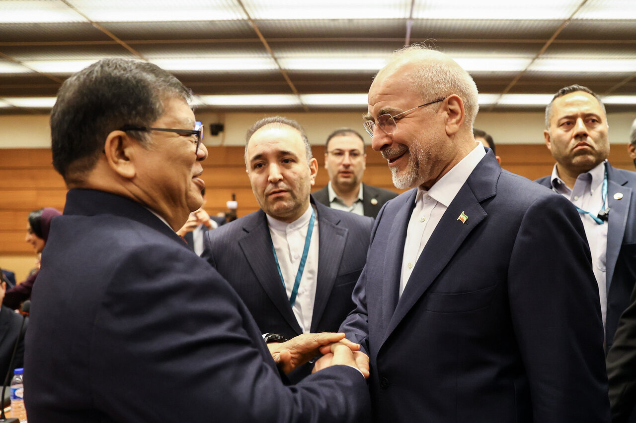 قالیباف در نشست پایبندی به حقوق بین‌الملل در ژنو