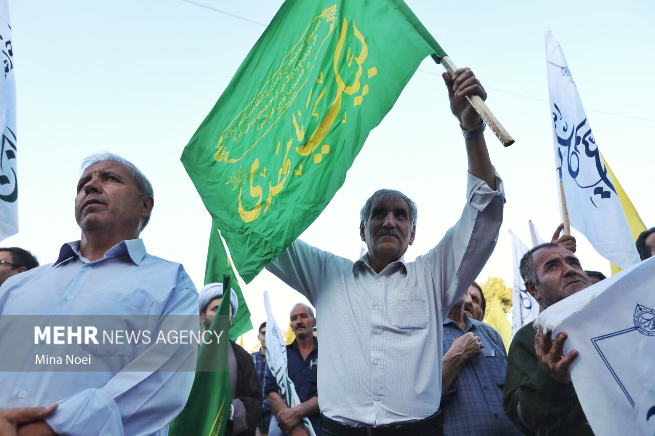 مراسم جشن بیعت با امام زمان(عج) در تبریز