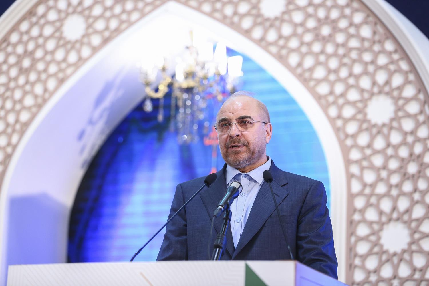 حضور قالیباف در آیین افتتاحیه سی‌ونهمین دوره مسابقات بین‌المللی قرآن کریم