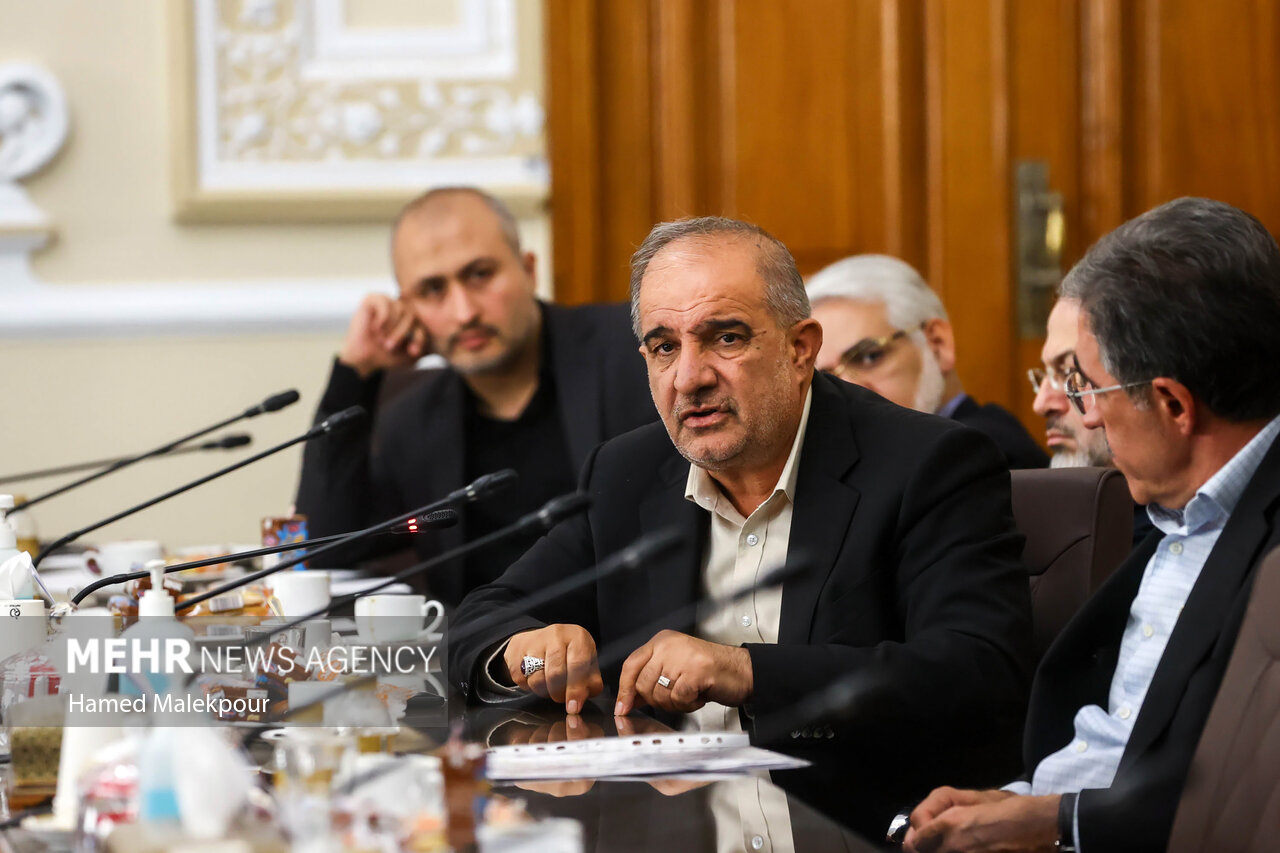 جلسه شورای هماهنگی مجلس با حضور قالیباف