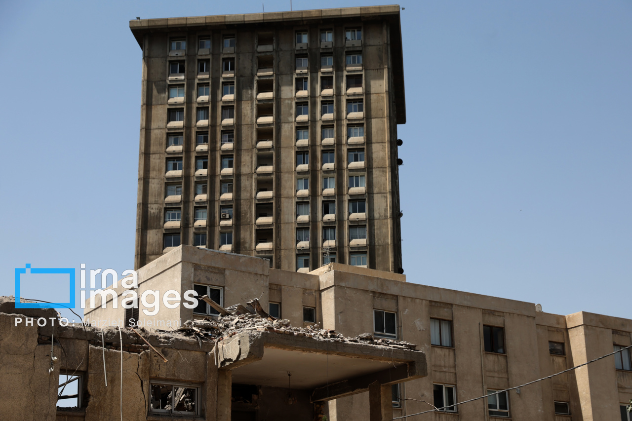 آثار حملات رژیم صهیونیستی در تهران