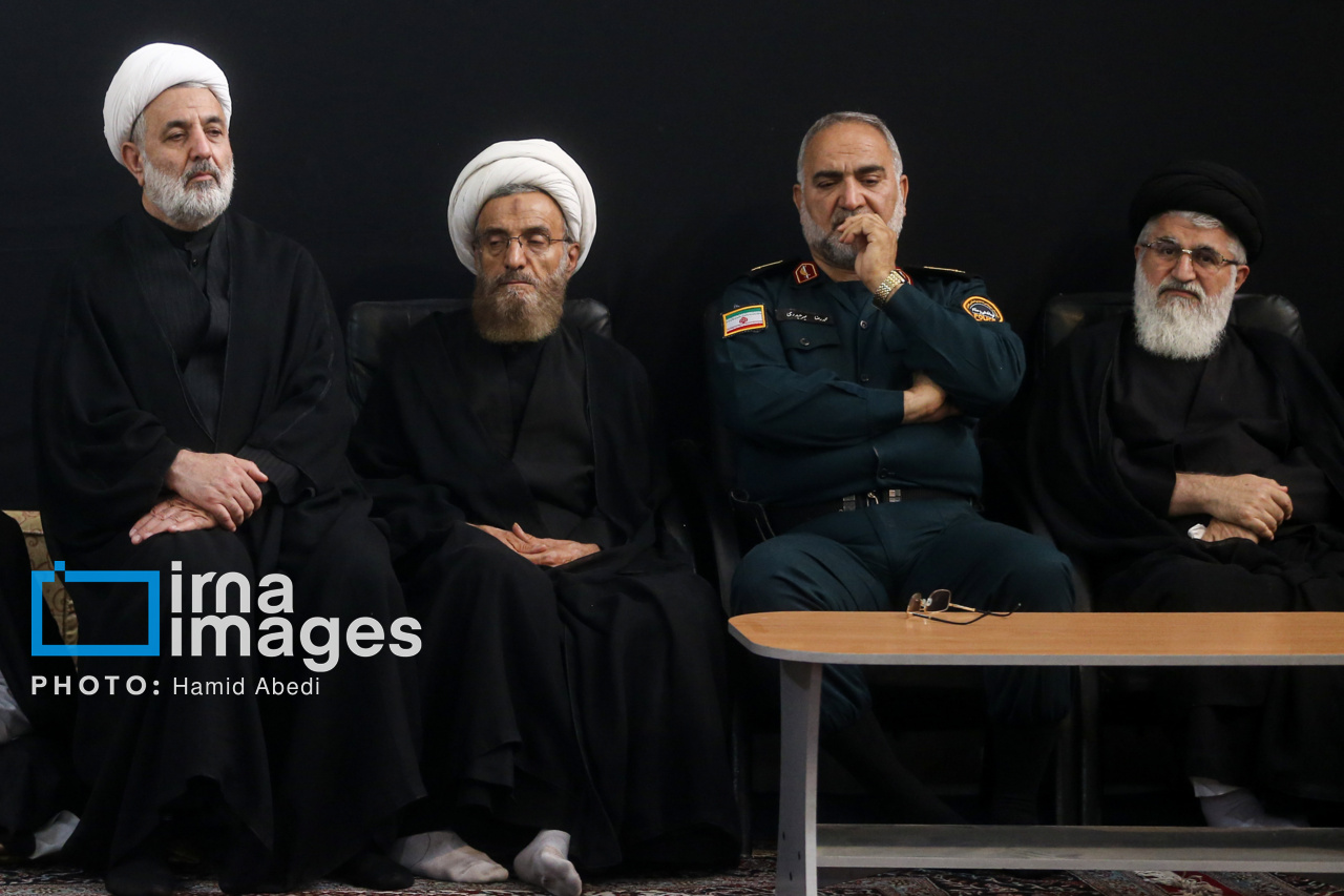 عزاداری مراجع تقلید قم در عاشورای حسینی