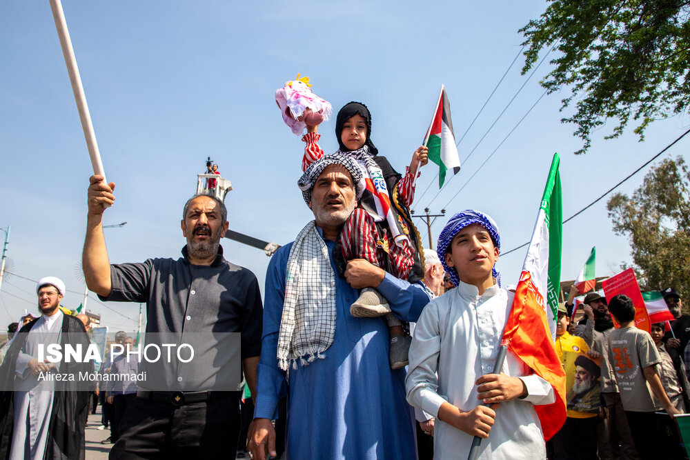 مراسم راهپیمایی روز قدس در اهواز