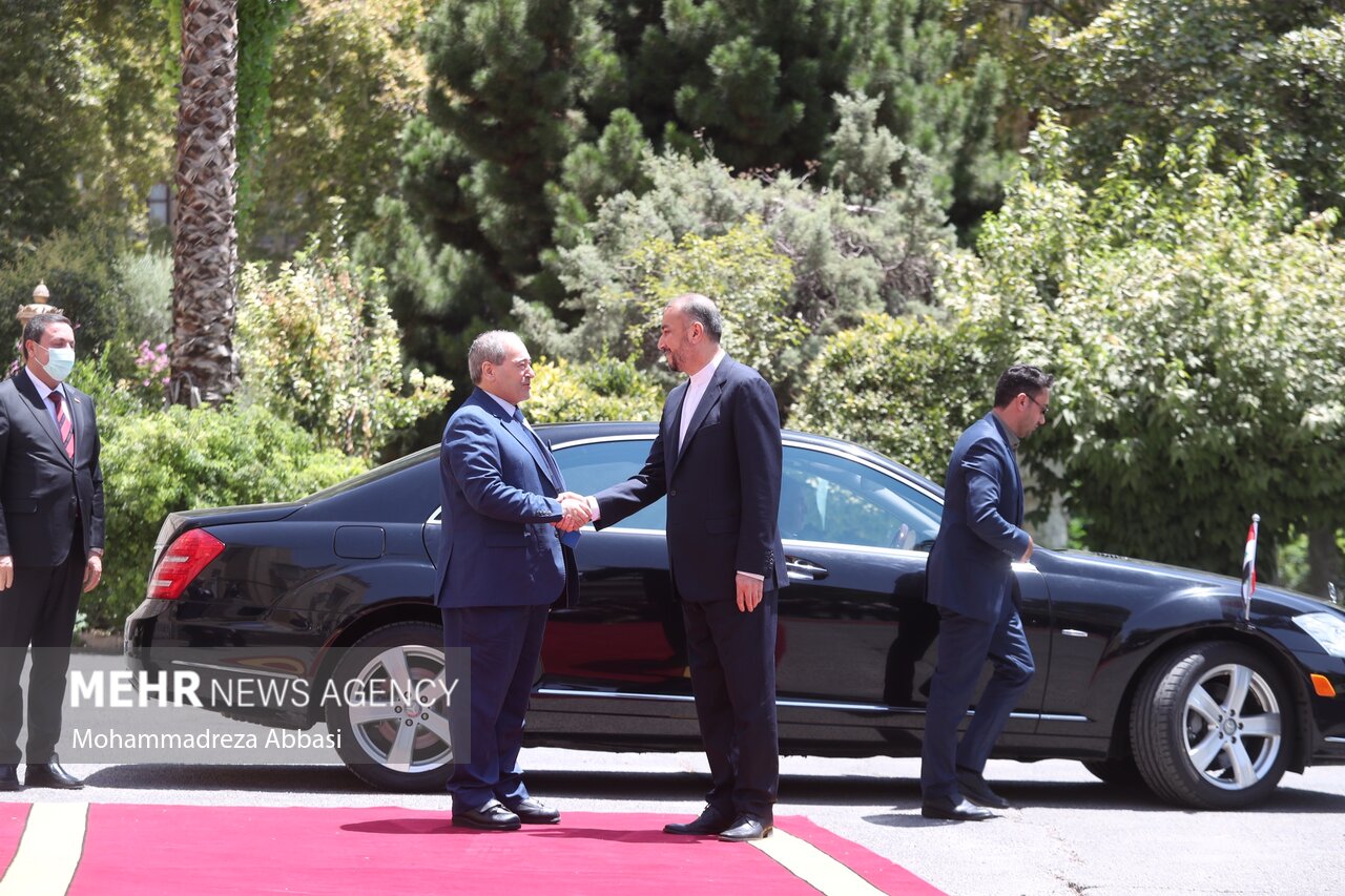 دیدار وزرای خارجه ایران و سوریه