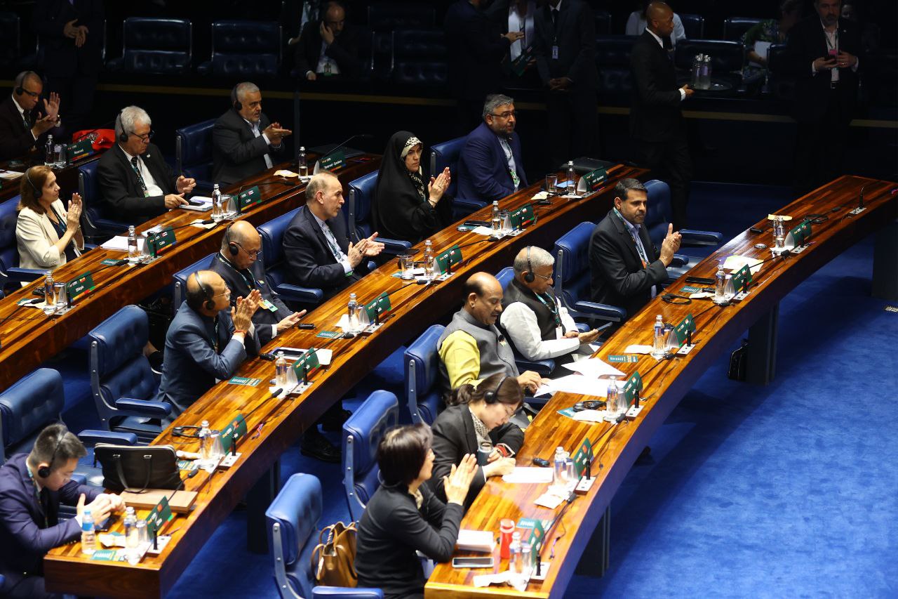 سخنرانی قالیباف در اختتامیه یازدهمین نشست اجلاس روسای مجالس بریکس