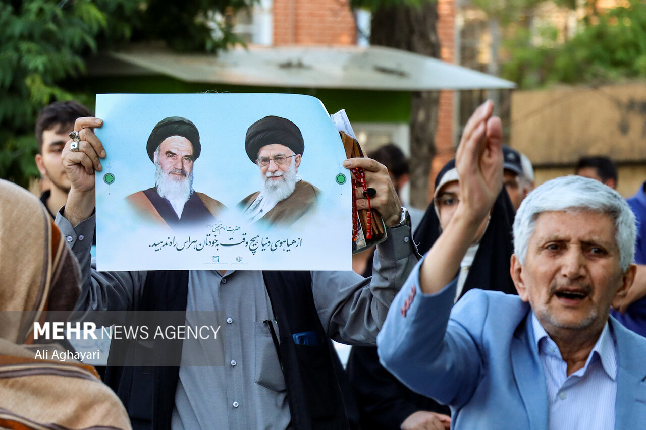 تجمع مردمی حمایت از عملیات «بشارت فتح» در سراسر کشور