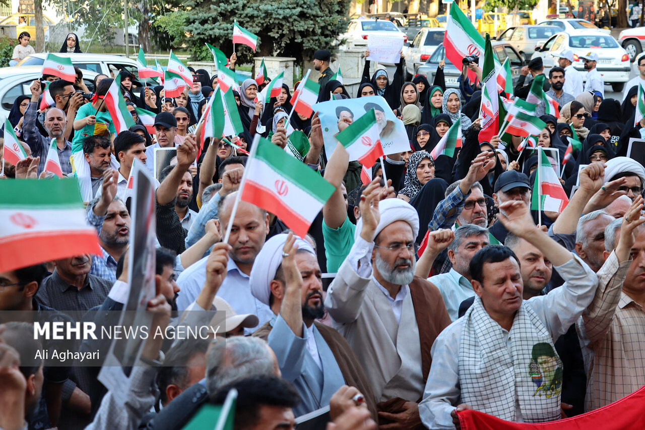 تجمع مردمی حمایت از عملیات «بشارت فتح» در ارومیه