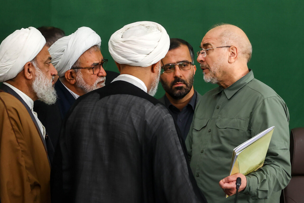 جلسه شورای هماهنگی مجلس با حضور قالیباف