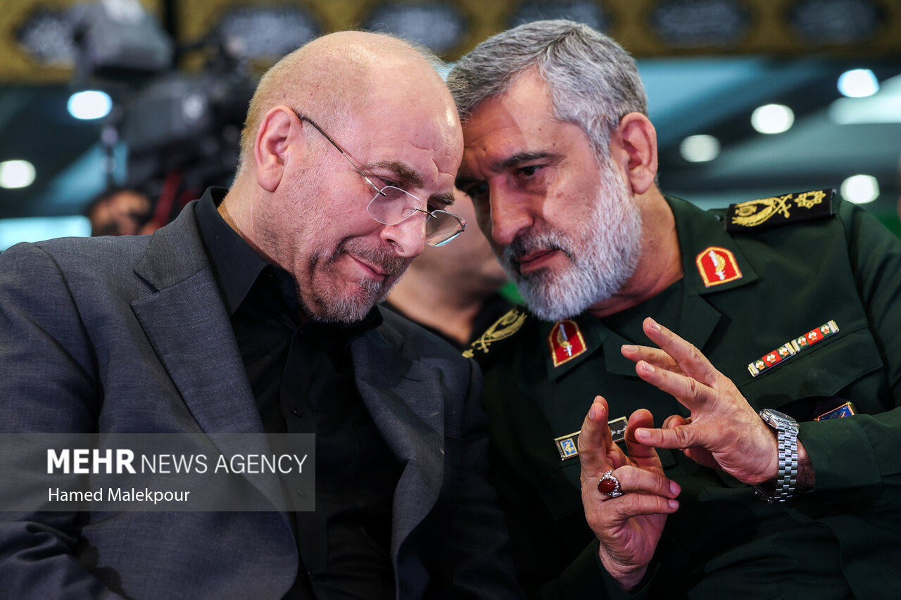 قالیباف در مراسم سیزدهمین سالگرد شهادت سردار شهید حسن طهرانی مقدم