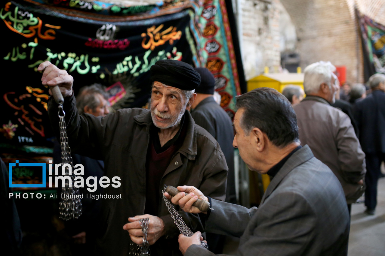 عزاداری شهادت حضرت علی (ع) در بازار تبریز