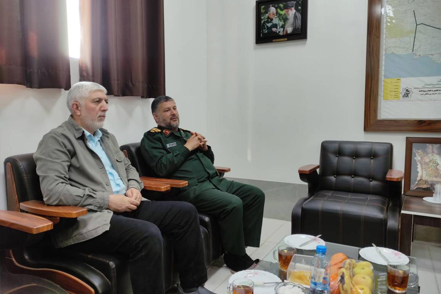 نظارت میدانی نمایندگان از محل حادثه تروریستی راسک