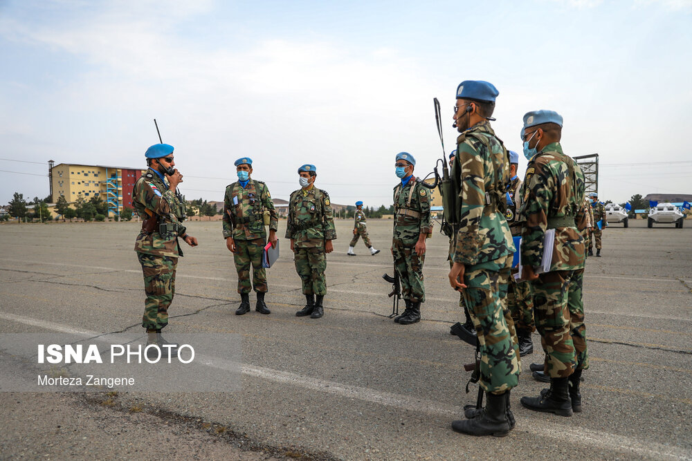 مانور تمرینی کلاه آبی‌های ارتش