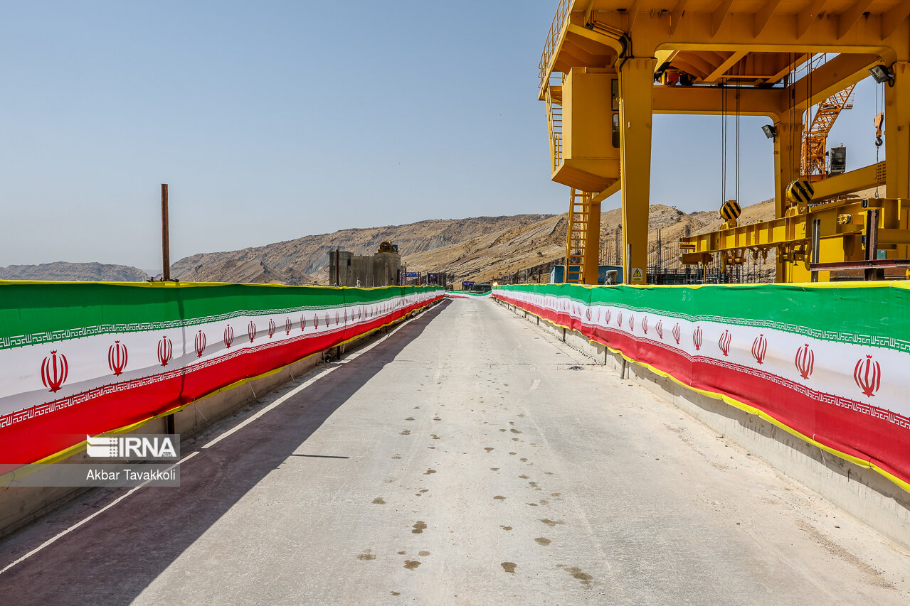 بهره برداری از سد چمشیر با حضور رئیسی