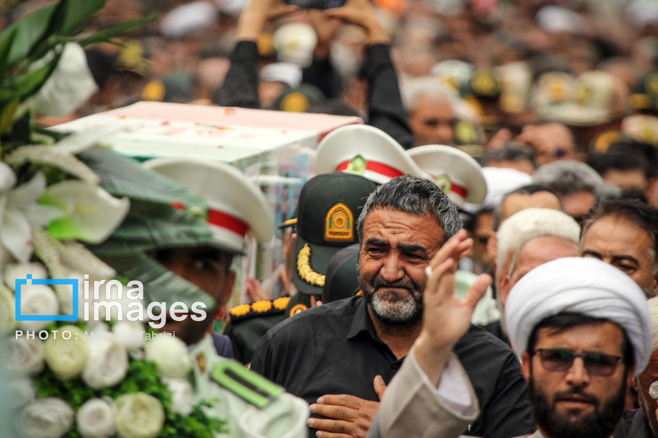 تشییع پیکر شهید مدافع وطن در ارومیه