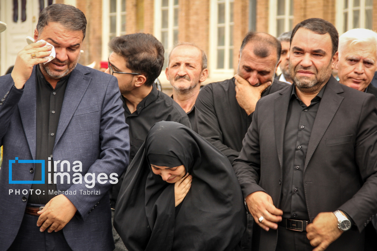 تشییع پیکر شهید مدافع وطن در ارومیه