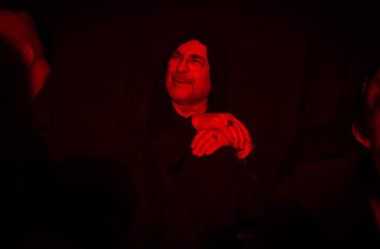 حضور قالیباف در مراسم عزاداری شب هفتم محرم هیئت مکتب‌الزهرا (س) 