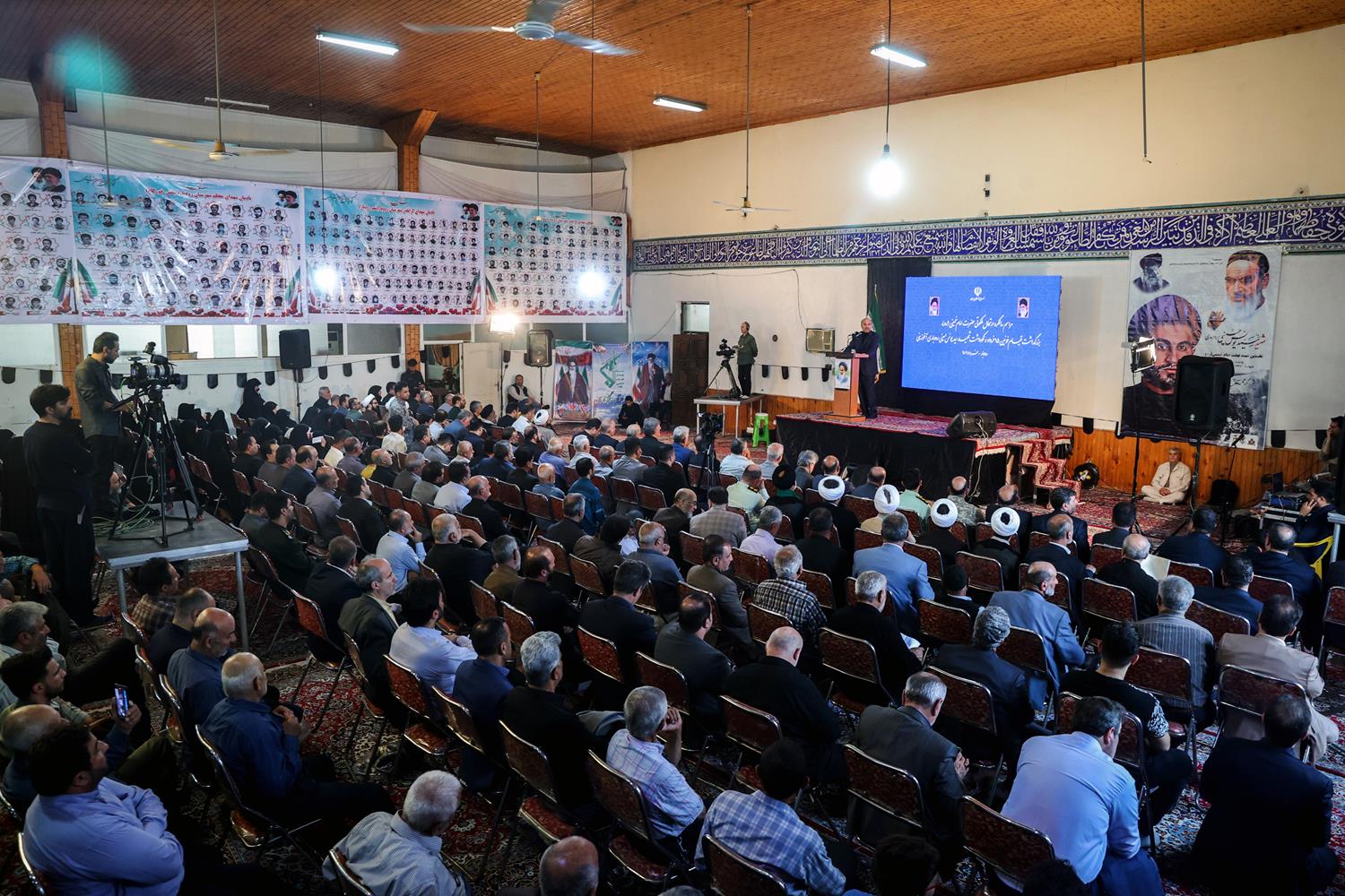 حضور قالیباف در مراسم گرامیداشت قیام پانزده خرداد شهرستان رودبار