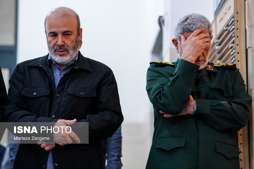 مراسم اولین سالگرد شهادت سردار زاهدی و همراهان