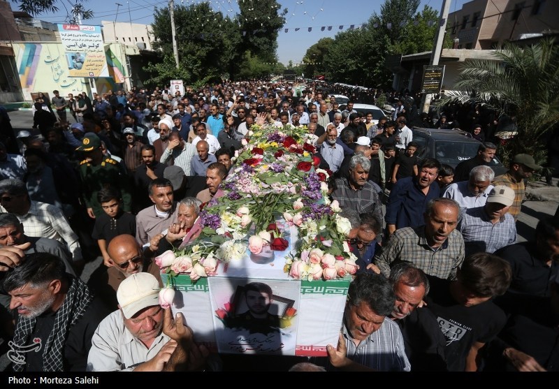 تشییع ۳ شهید حمله رژیم صهیونیستی در نجف آباد اصفهان
