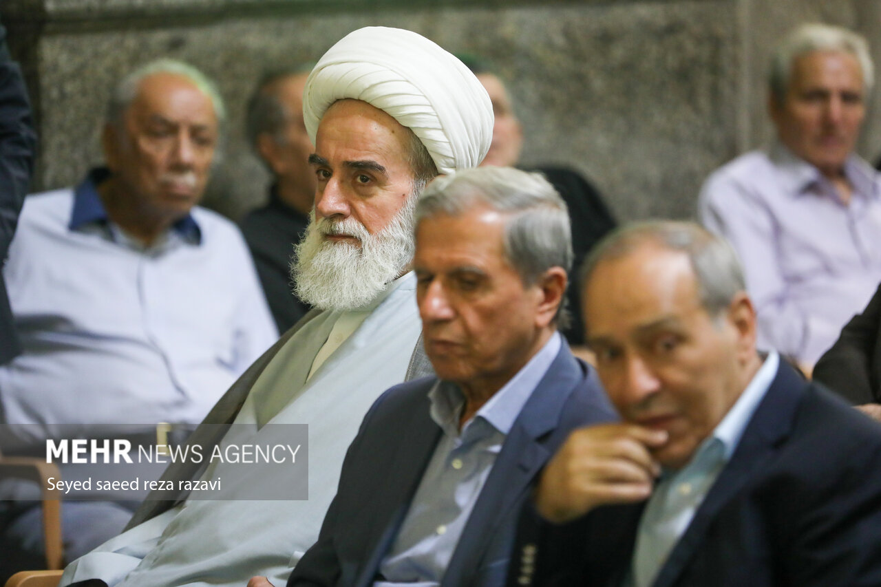 مجلس ترحیم همسر آیت الله سیستانی در تهران