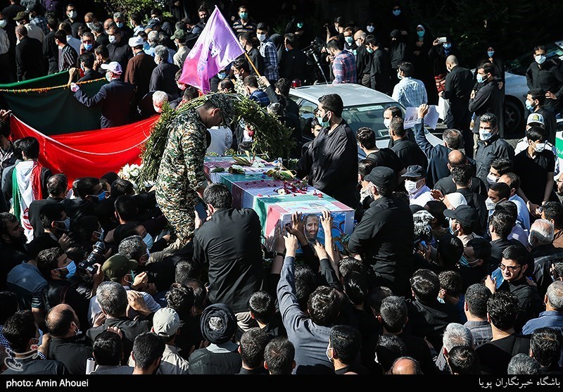 تشییع پیکر شهید مدافع حرم حسن عبدالله‌زاده