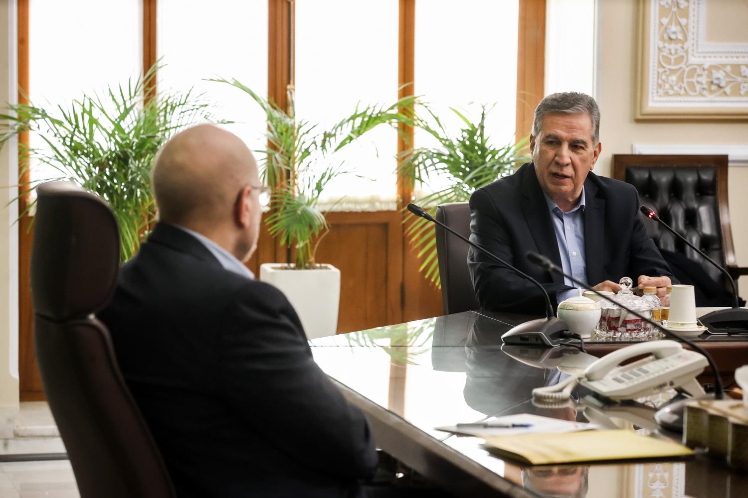 دیدار اعضای اتاق بازرگانی ایران و اعضای اتاق تهران با قالیباف