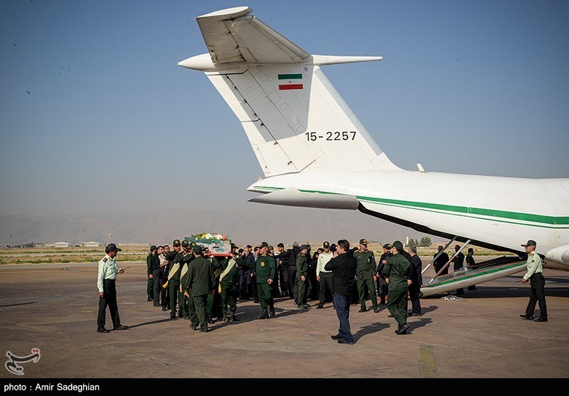 مراسم استقبال از پیکر سردار شهید غیب پرور 