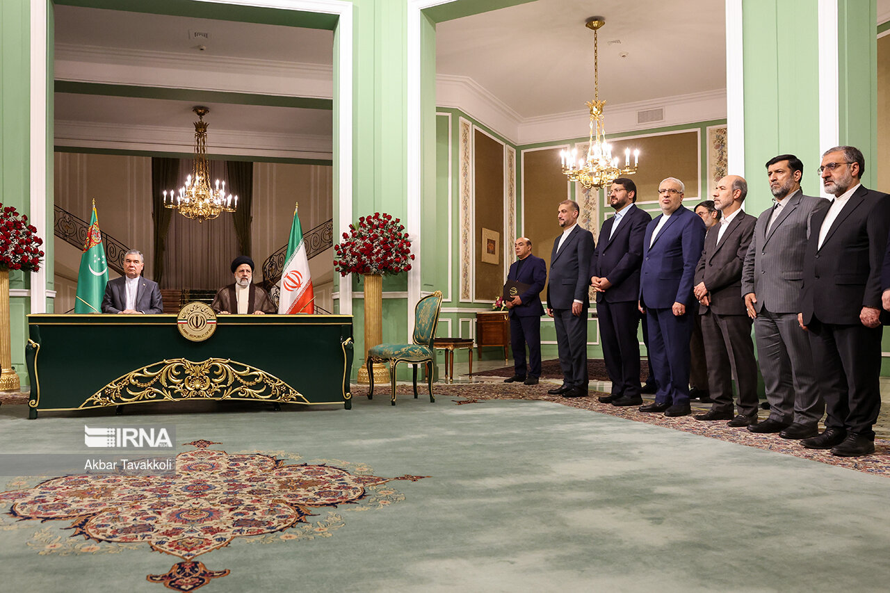 دیدار رییس شورای مصلحت ترکمنستان با رئیس جمهور