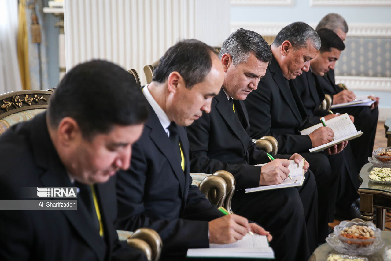 دیدار آملی لاریجانی با رییس شورای مصلحت ترکمنستان