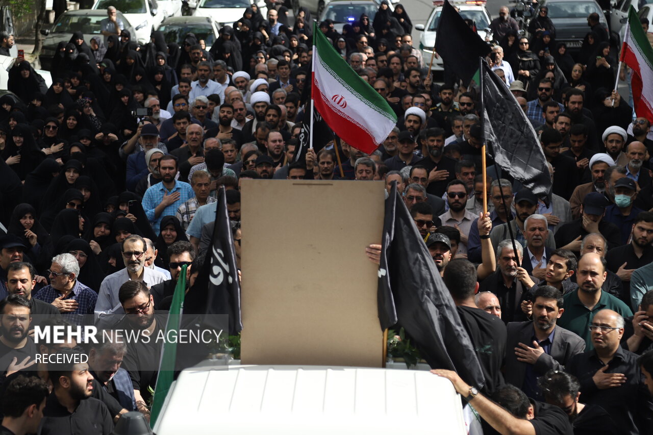 مراسم تشییع شهید رشاد طریقت منفرد