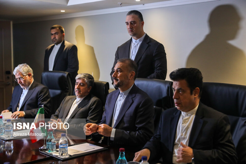 دیدار وزیران امور خارجه ایران و گابن