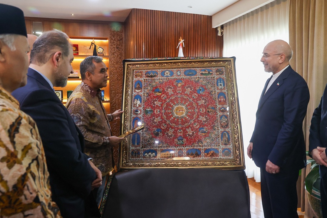دیدار قالیباف با رییس مجلس مشورتی اندونزی 