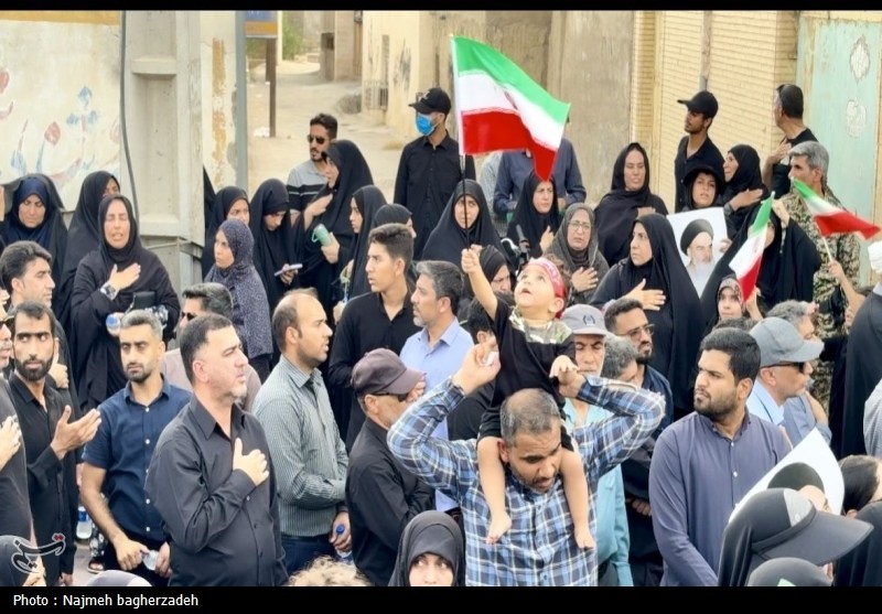 تشییع پیکر مطهر شهید آذربادگان