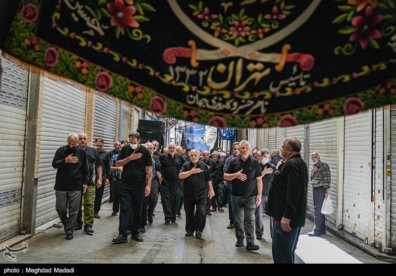 عزاداری ۲۸ صفر در بازار تهران
