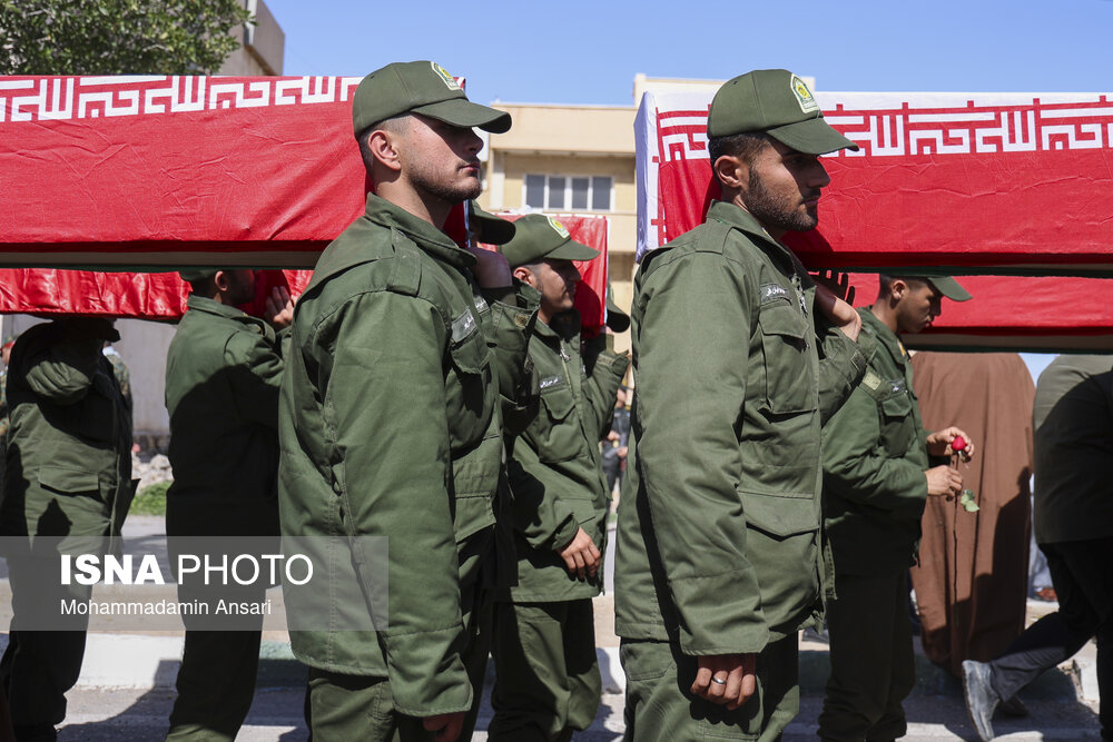 ورود پیکر پاک ۸۵ شهید دفاع مقدس از مرز آبی اروند