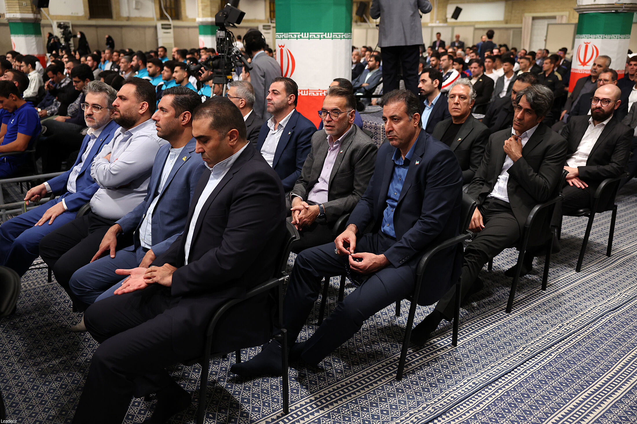 تصاویری از دیدار مدال‌آوران ورزشی و علمی با رهبر انقلاب