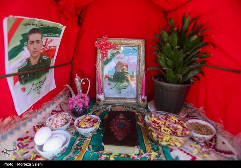 مراسم تشییع پیکر سرباز مدافع وطن شهید پویا صالحی