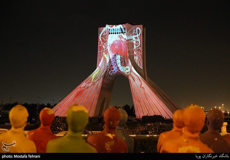 ویدئو مپینگ برج آزادی به مناسبت هفته سلامت