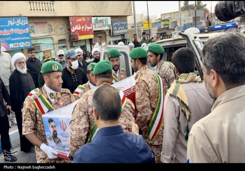 تشییع پیکر مطهر شهید آذربادگان