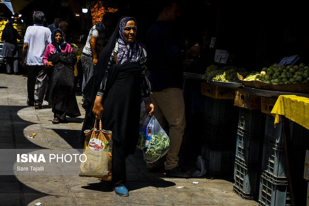 بازارگردی در گرمترین روز تابستان-کرمان