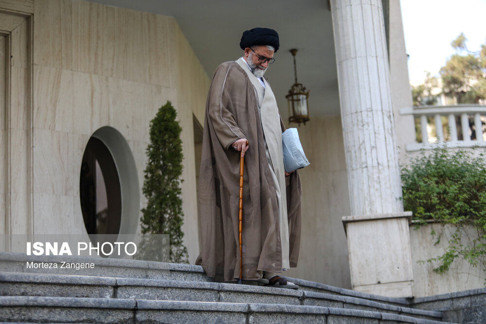 وزرا در جمع خبرنگاران درحاشیه جلسه دولت 