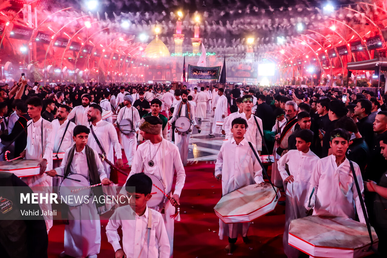 شب عاشورای حسینی در کربلای معلی