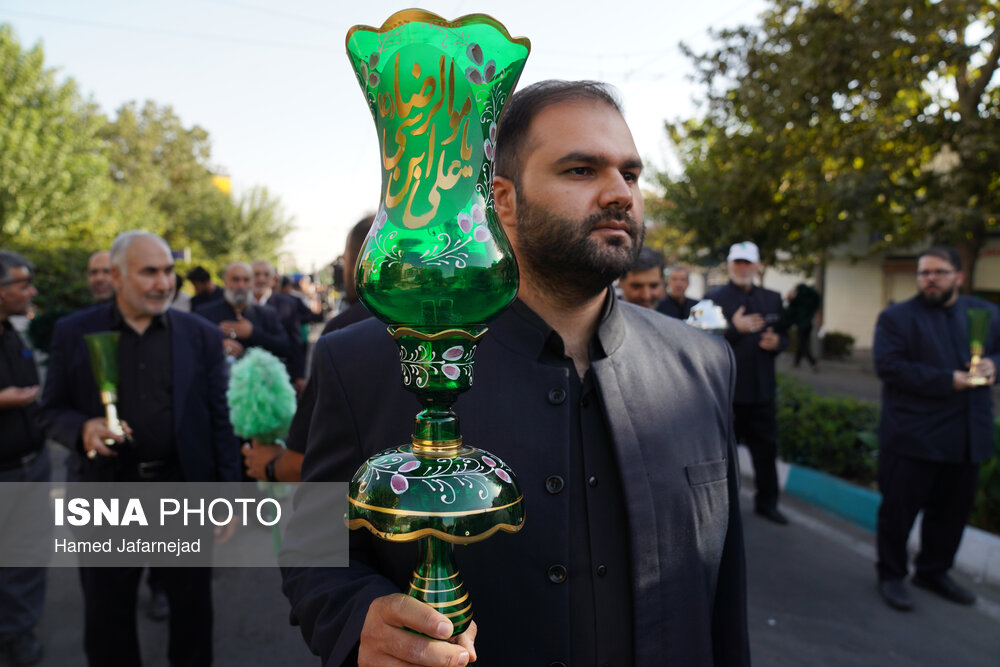 دسته‌های عزاداری و تجمع امام رضایی‌ها در تهران