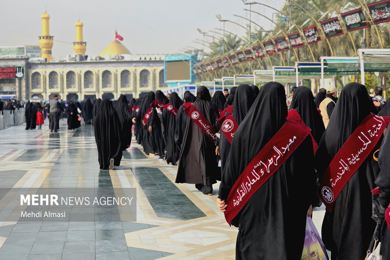 کربلای معلی در سالروز وفات حضرت زینب (س)